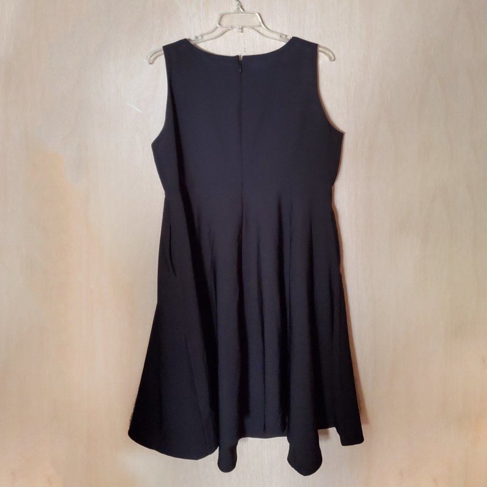 Torrid Black At The Knee Studio Refined Crepe Skater Dress, Size 14 NWT - Picture 3 of 7